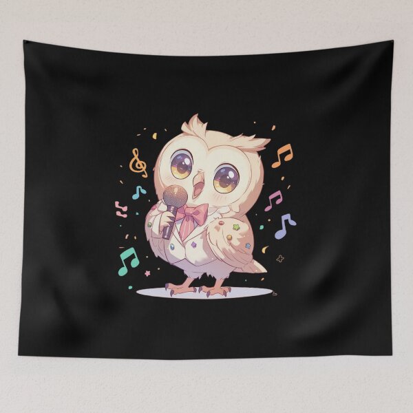 Item preview, Owl Jolson - Jazz Singing Owl Vintage sticker desing designed and sold by kndzxf.