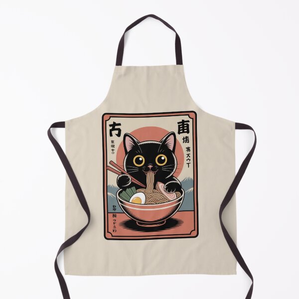 Item preview, Miso Happy Cat & Ramen Vintage Japanese Anime designed and sold by ZACK ART.