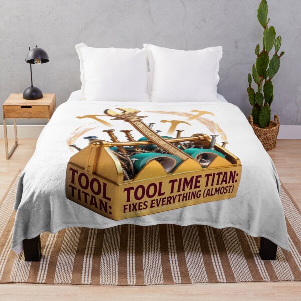 Item preview, Tool Time Titan T Shirt, Fixes Everything Almost Mug, Funny Dad Gift designed and sold by YMLux.