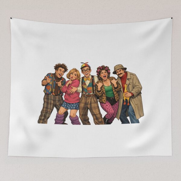 Item preview, Retro Sketch Comedy Crew designed and sold by Mukesh Saxena.