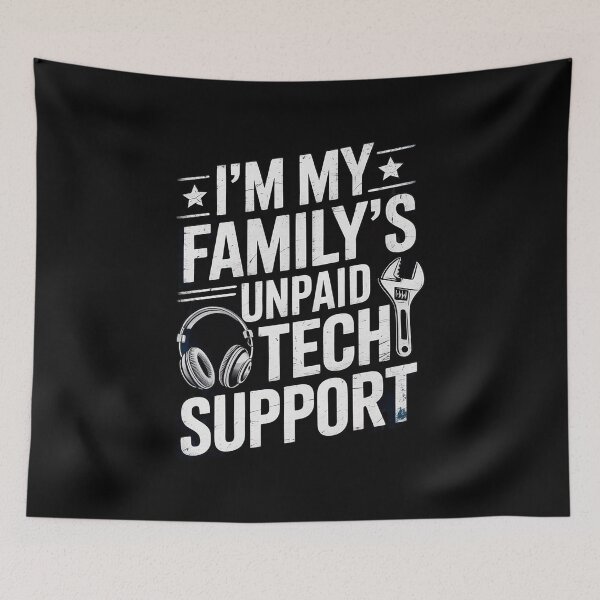 Item preview, I'm My Family's Unpaid Tech Support Computer Engineer25 designed and sold by FadeOfThrone.