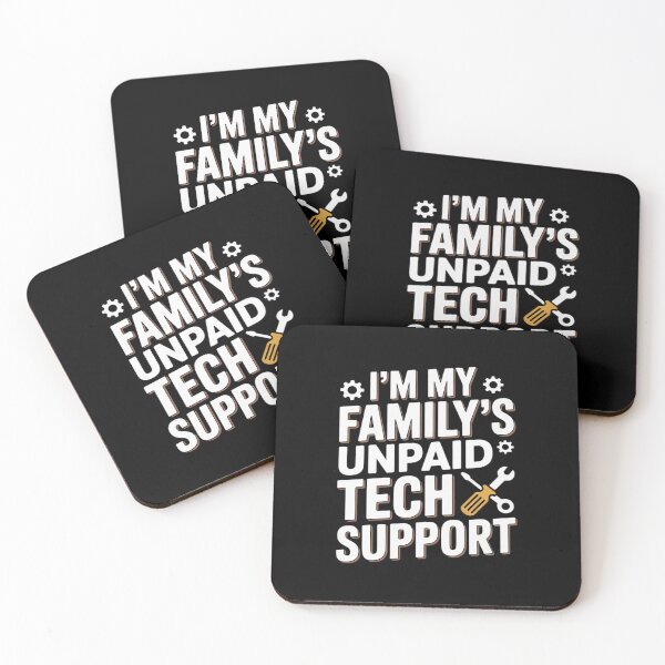 Item preview, I'm My Family's Unpaid Tech Support Computer Engineer28 designed and sold by MarkLeedsArt.