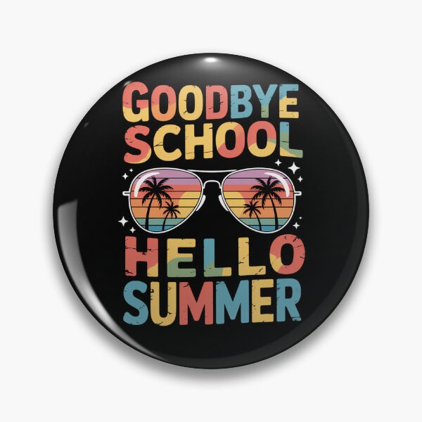 Item preview, Goodbye School Hello Summer Last Day of School designed and sold by tiemacopaxer.