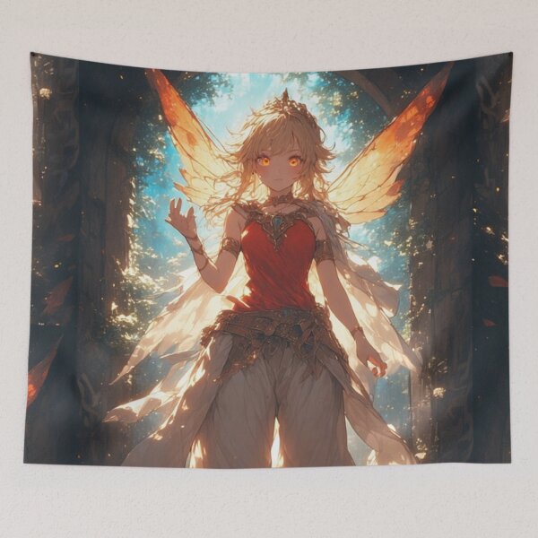 Item preview, Anime fairy in the shadows designed and sold by ArtsJulian.
