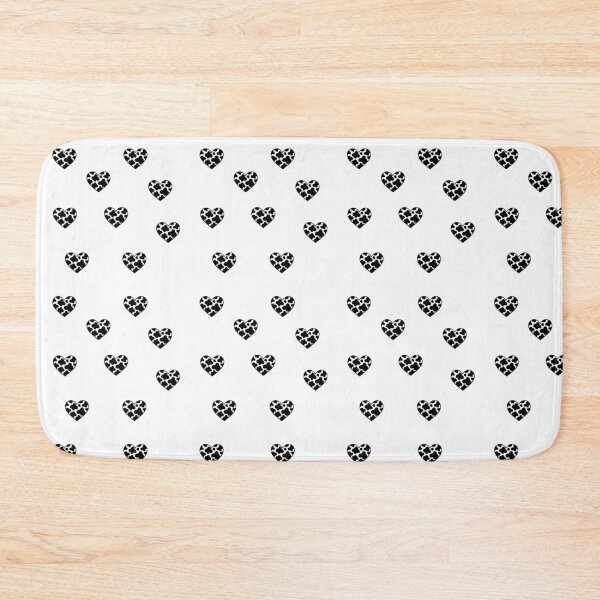 Item preview, Cow print heart black set pack designed and sold by GrassFedVegan.