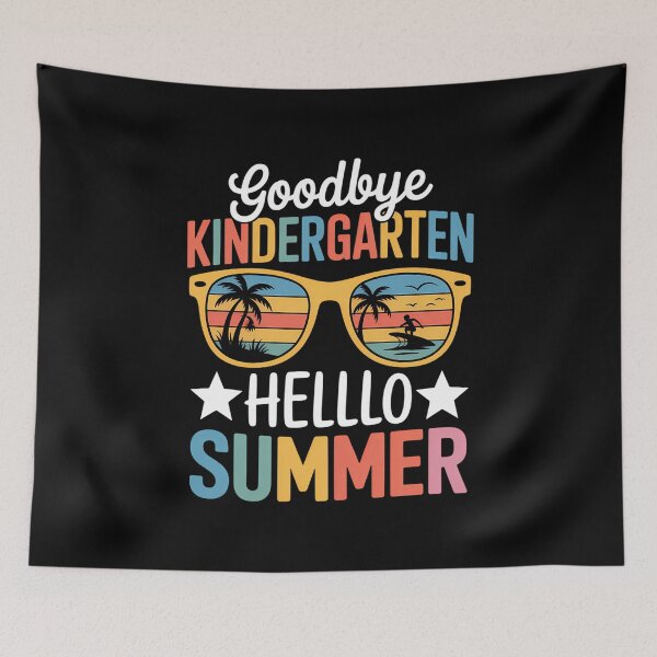 Item preview, Goodbye Kindergarten Hello Summer Kindergarten Graduate designed and sold by tiemacopaxer.