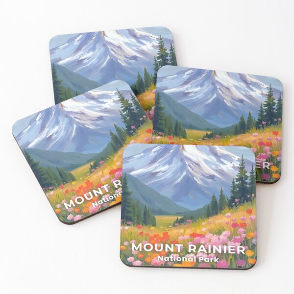 Item preview, Mount Rainier National Park designed and sold by artbynalamagnolia.