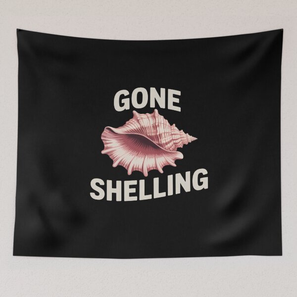 Item preview, Gone Shelling Funny Shell Collecting Seashells Beach Ocean designed and sold by tiemacopaxer.