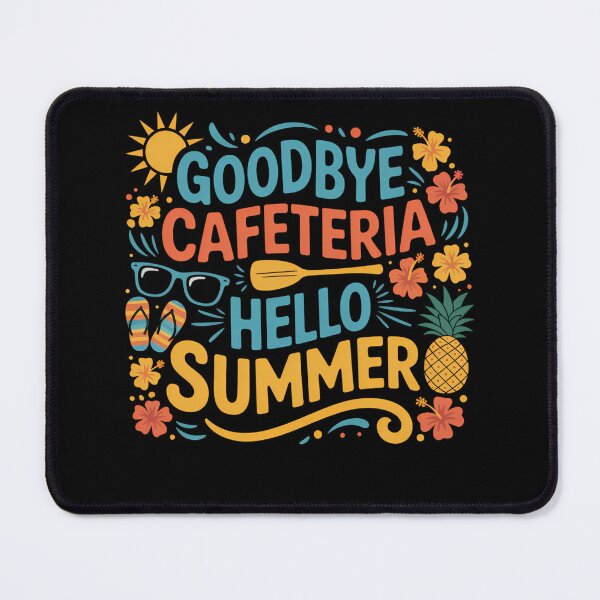 Item preview, Goodbye Cafeteria Hello Summer Last Day of School designed and sold by tiemacopaxer.