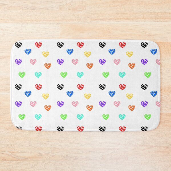 Item preview, Cow print heart colors set pack designed and sold by GrassFedVegan.