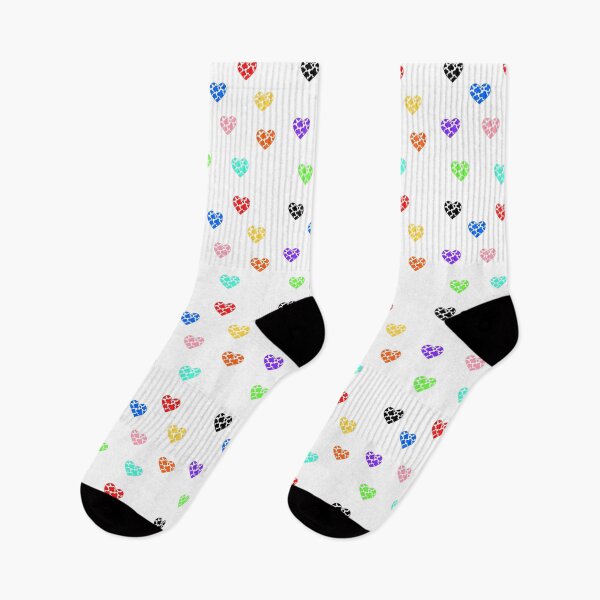 Item preview, Cow print heart colors set pack designed and sold by GrassFedVegan.