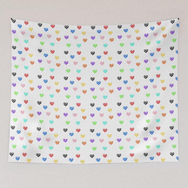 Item preview, Cow print heart colors set pack designed and sold by GrassFedVegan.