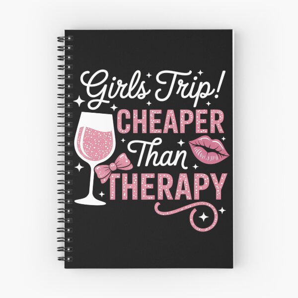Item preview, Girls Trip Cheaper Than A Therapy Funny Weekend Wine Party designed and sold by tiemacopaxer.