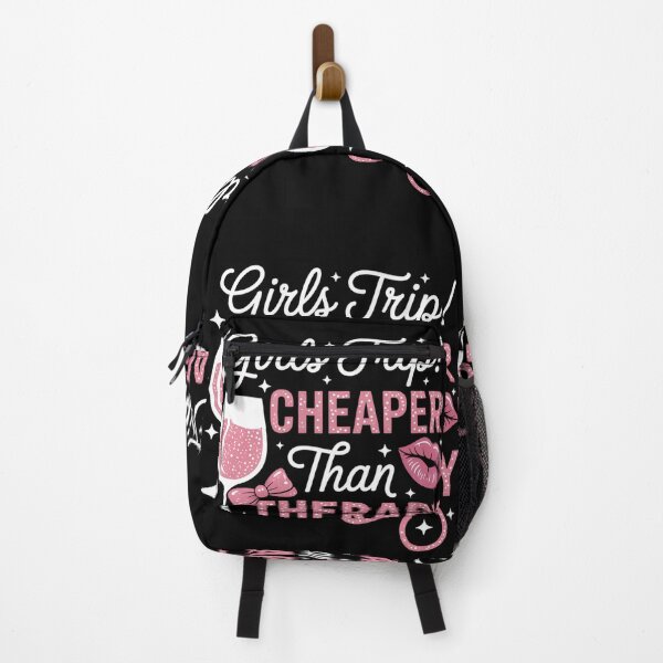Item preview, Girls Trip Cheaper Than A Therapy Funny Weekend Wine Party designed and sold by tiemacopaxer.