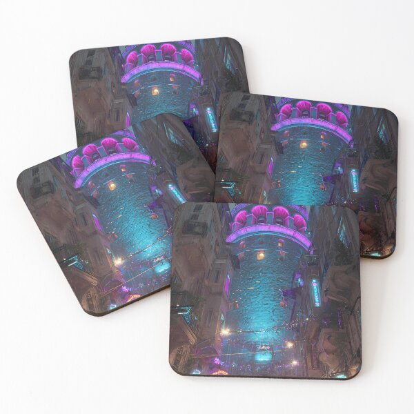 Item preview, Cyberpunk Galata Tower: Neon Istanbul 2077 designed and sold by etuvibes.