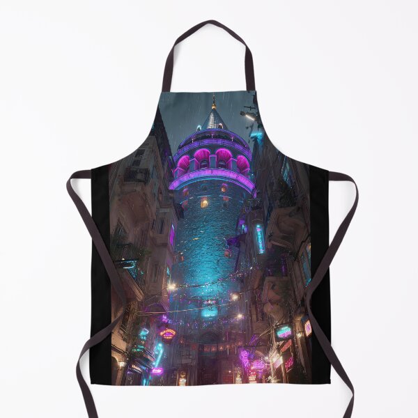Item preview, Cyberpunk Galata Tower: Neon Istanbul 2077 designed and sold by etuvibes.