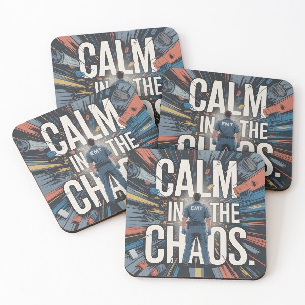 Item preview, Calm in the Chaos – Emergency Medical Tech Art designed and sold by FreeFromDefault.