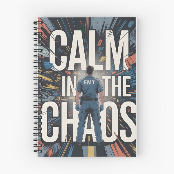 Item preview, Calm in the Chaos – Emergency Medical Tech Art designed and sold by FreeFromDefault.