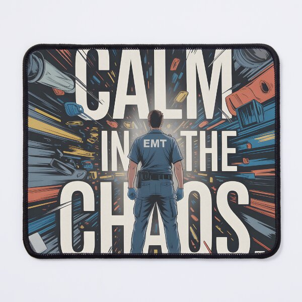 Item preview, Calm in the Chaos – Emergency Medical Tech Art designed and sold by FreeFromDefault.