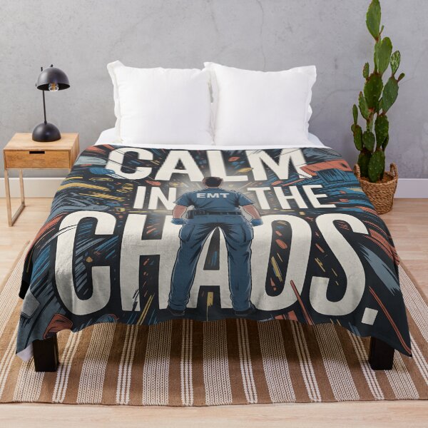 Item preview, Calm in the Chaos – Emergency Medical Tech Art designed and sold by FreeFromDefault.