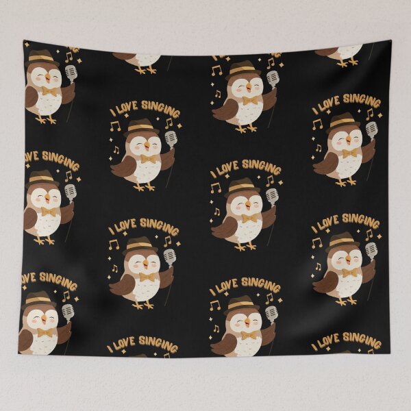 Item preview, Owl Jolson - Jazz Singing Owl Vintage T-Shirt desing designed and sold by kndzxf.