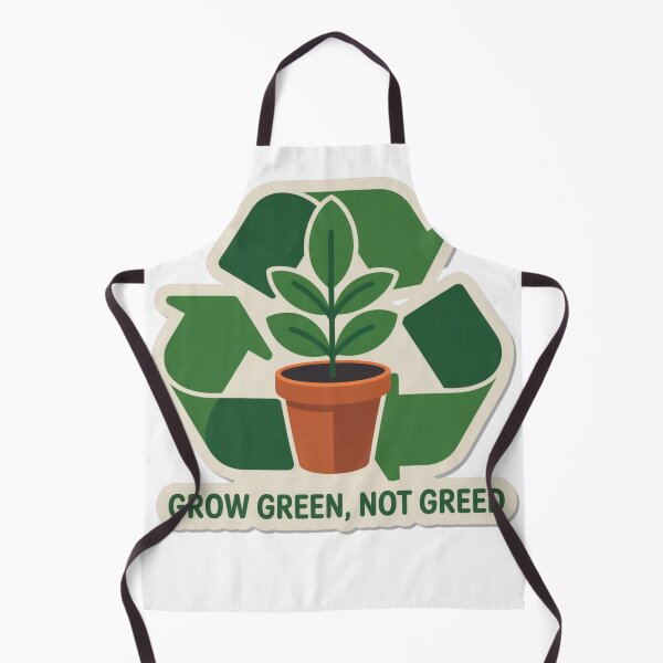 Item preview, Grow Green, Not Greed – Eco Activism Design designed and sold by Designorado.