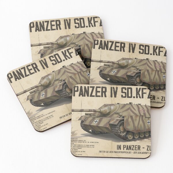 Item preview, Jagdpanzer IV WWII German Tank Destroyer Vintage Museum Art Illustration designed and sold by Jeeklsdotcom.