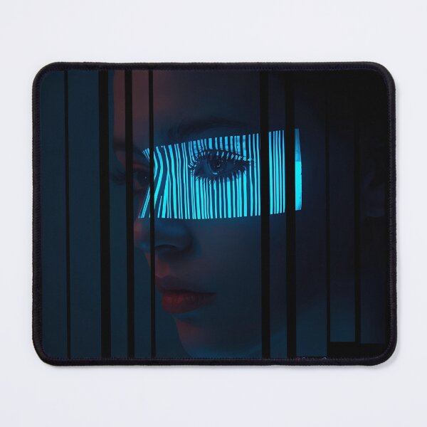 Item preview, Glowing barcode tattooed across face 1 designed and sold by Neon G.