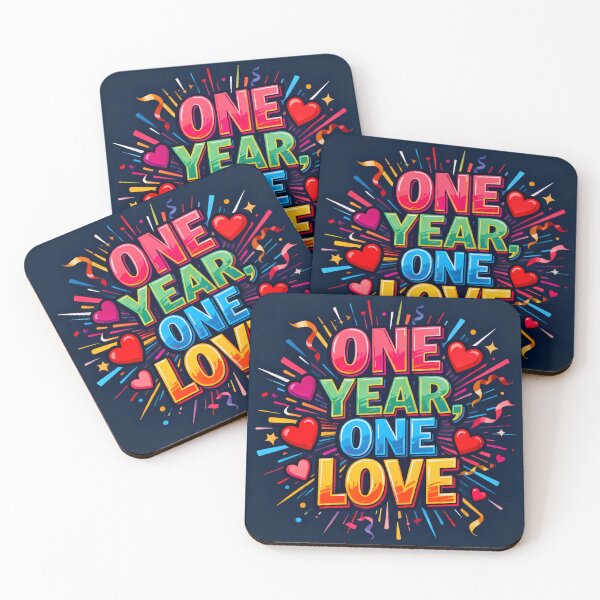 Item preview, One Year One Love Design designed and sold by FreeFromDefault.