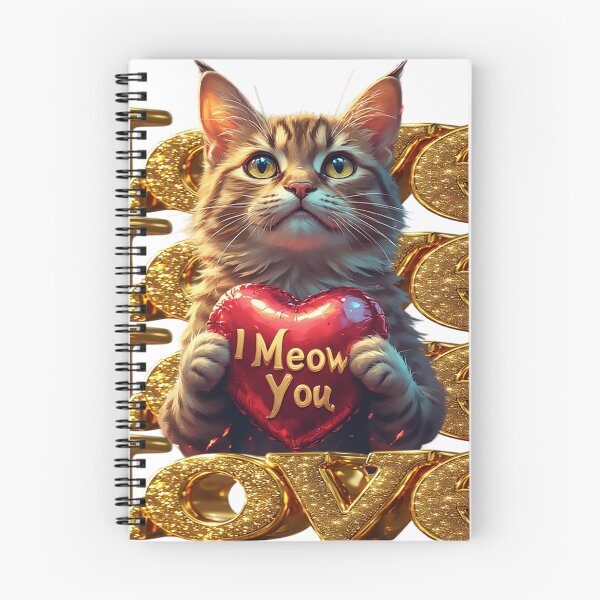 Item preview, Fluffy Cat Holding Red Heart Balloon designed and sold by newvisionart191.