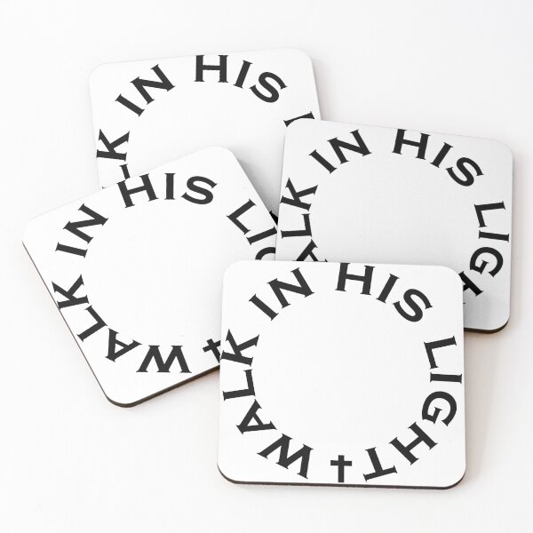 Item preview, Minimal Christian quote - Walk in his light designed and sold by heavenunit.