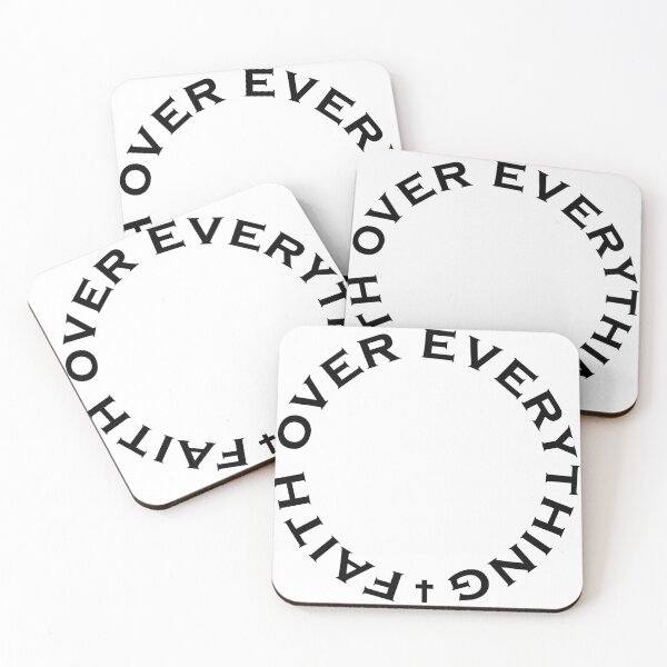 Item preview, Minimal Christian Faith Quote - Faith over everything designed and sold by heavenunit.