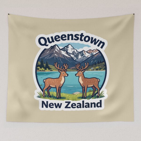 Item preview, Queenstown, New Zealand designed and sold by Pixel-Lair.