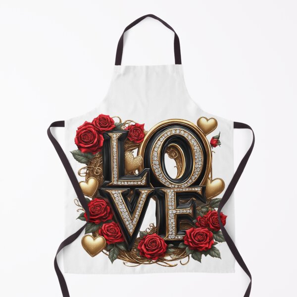 Item preview, Elegant Black and Gold Love with Roses designed and sold by newvisionart191.