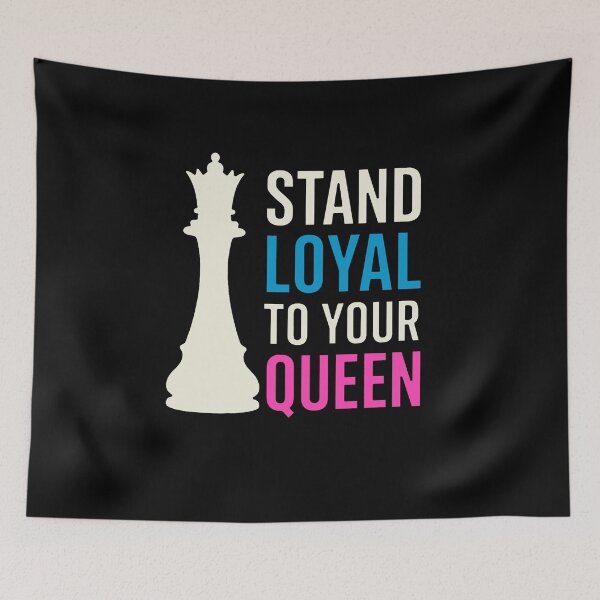 Item preview,  be loyal to your queen valentines romantic couple relationship love vector designed and sold by  Mudikeys.