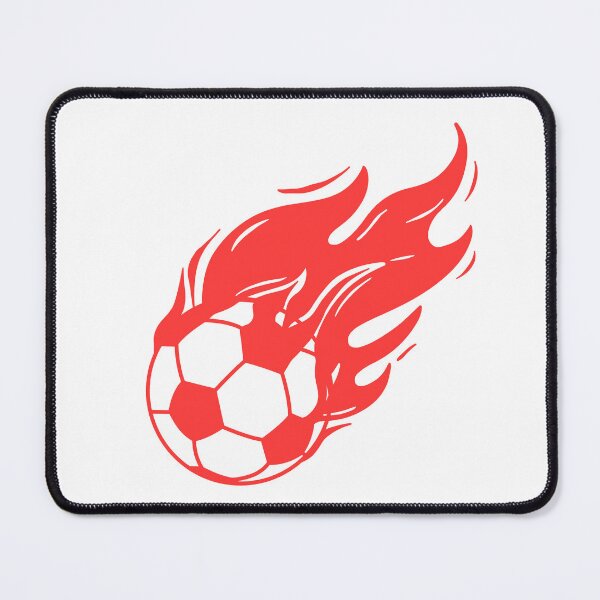 Item preview, Soccer Ball on Fire Red Soccer ball and flames designed and sold by micarto.