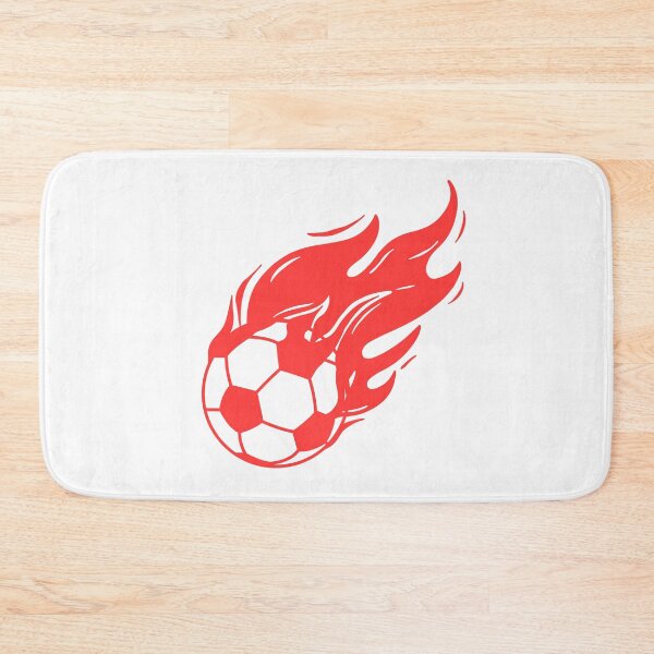 Item preview, Soccer Ball on Fire Red Soccer ball and flames designed and sold by micarto.