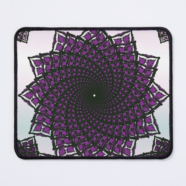 Item preview, Sacred Mandala Spiral – Mystic Purple Spiritual Design designed and sold by OIL Pattern Design .