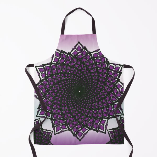 Item preview, Sacred Mandala Spiral – Mystic Purple Spiritual Design designed and sold by OIL Pattern Design .