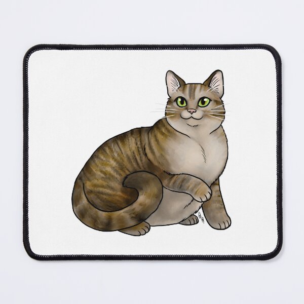 Item preview, Cat - Domestic Shorthair - Brown Tabby designed and sold by Jennifer Stolzer.