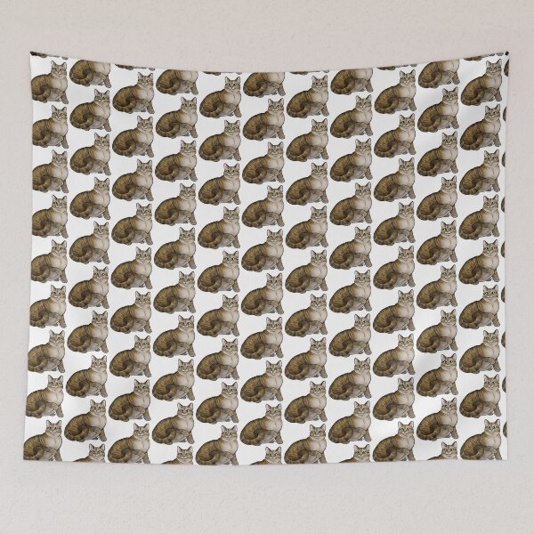Item preview, Cat - Domestic Shorthair - Brown Tabby designed and sold by Jennifer Stolzer.