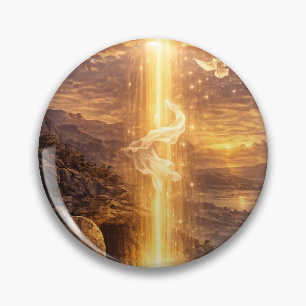 Item preview, He Is Risen – Easter Resurrection Art “No Words Needed” Faith Design designed and sold by lineandlegacy.