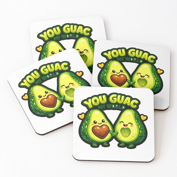 Item preview, You Guac My World Funny Avocado Pun Valentines Day Vegan Sticker Shirt designed and sold by GiftsForge.
