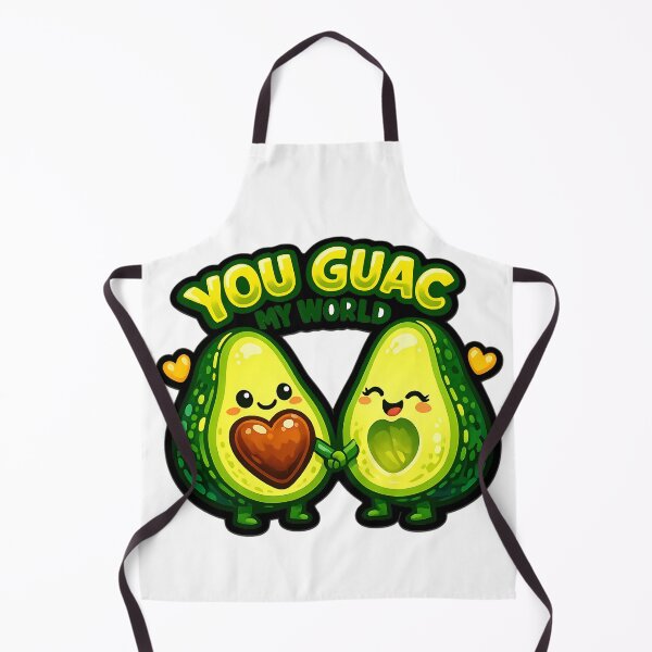 Item preview, You Guac My World Funny Avocado Pun Valentines Day Vegan Sticker Shirt designed and sold by GiftsForge.