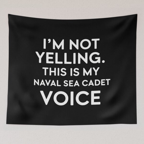 Item preview, Funny Naval Sea Cadet Voice Sarcastic Ironic designed and sold by lilensgavadur.