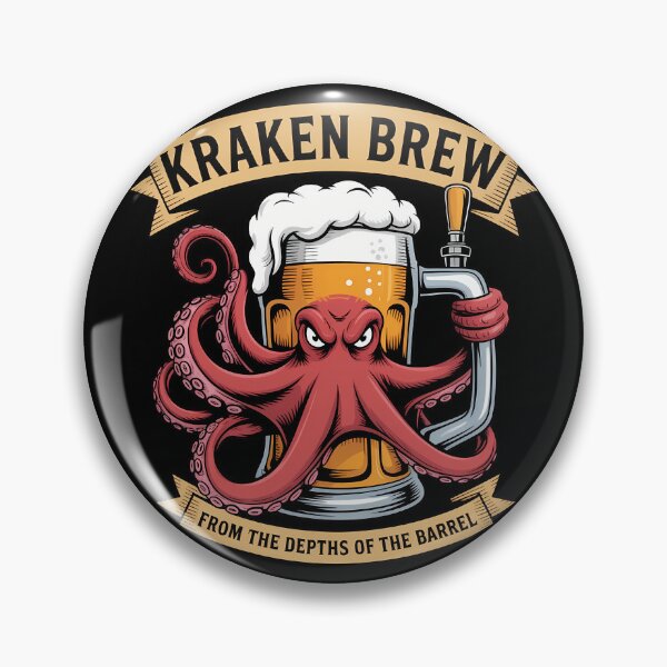 Item preview, Funny Kraken Brew Beer Octopus Tavern designed and sold by lilensgavadur.