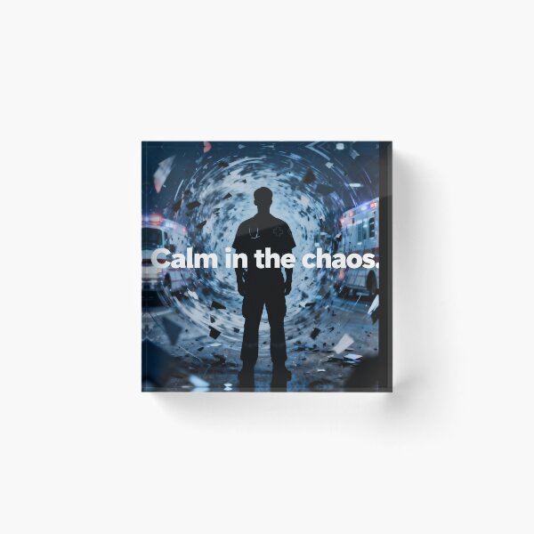 Item preview, Calm in the Chaos First Responder designed and sold by FreeFromDefault.