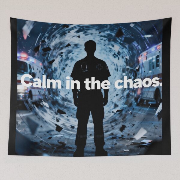 Item preview, Calm in the Chaos First Responder designed and sold by FreeFromDefault.