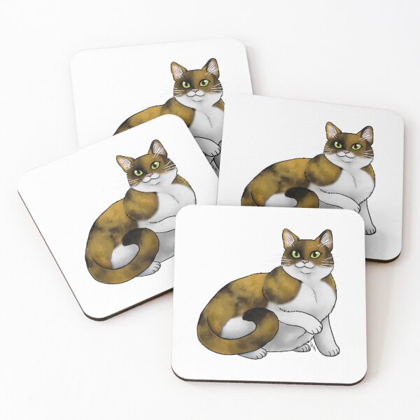 Item preview, Cat - Domestic Shorthair - Calico designed and sold by Jennifer Stolzer.
