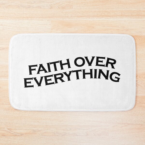 Item preview, Minimal Christian Faith Typography - God teach, faith over everything designed and sold by heavenunit.
